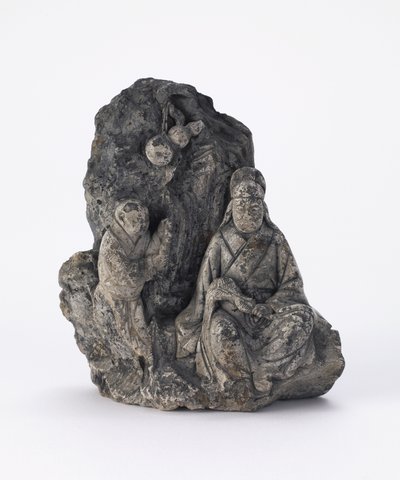 Lille og tynd adze (pen) 12.-11. århundrede f.Kr. (jade) af Shang Dynasty Chinese School