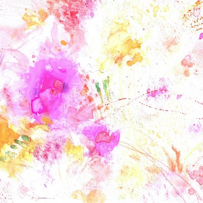 Livlige abstrakte blomster af Sheila Golden