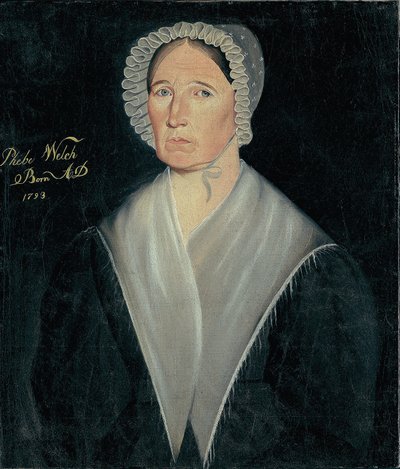 Portræt af Mrs. William W. Welch, ca. 1837 (olie på lærred) af Sheldon Peck