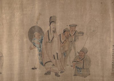 Figurmaleri, midten af 1800-tallet. af Shen Zhenlin