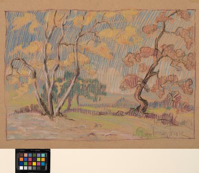 Impressions, ca. 1931 (pastel på papir) af Sherman Trease