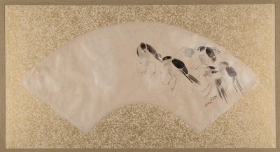Fugle, slutningen af 1800-tallet. af Shibata Zeshin