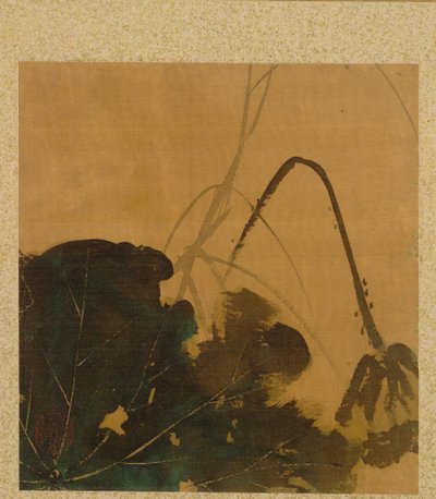 Lotus fra Album of Paintings af den ærværdige Zeshin af Shibata Zeshin
