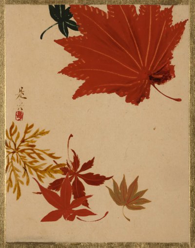 Ahorn blade. af Shibata Zeshin