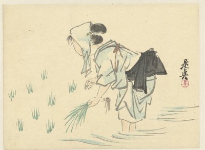 Risplantende kvinde af Shibata Zeshin