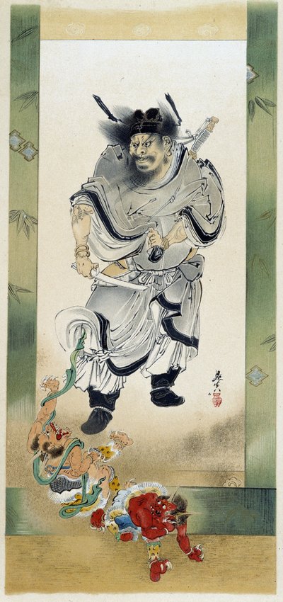 Shoki og dæmonerne. Selvmaling af Shibata Zeshin af Shibata Zeshin