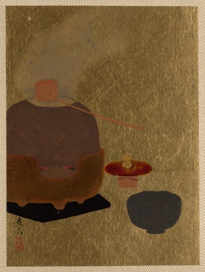 Apparat til teceremoni. af Shibata Zeshin