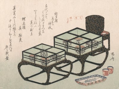 Små middagsborde, sandsynligvis 1816., sandsynligvis 1816. af Shinsai