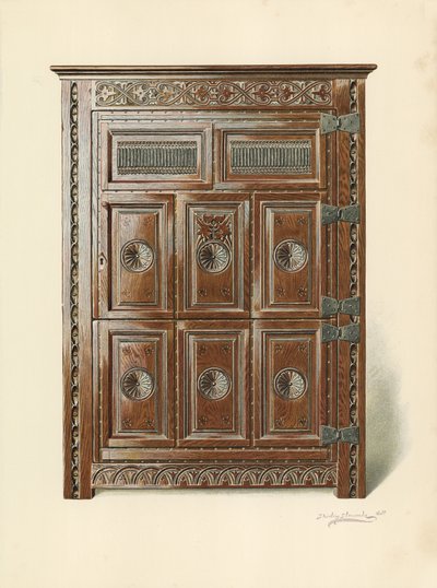 Eget skab (walisisk) (chromolitho) af Shirley Charles Llewellyn Slocombe