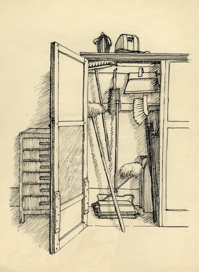 Kosteskab, c1951. af Shirley Markham