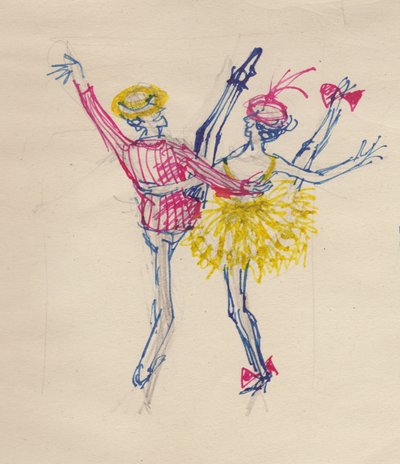 Pardans, c1950. af Shirley Markham
