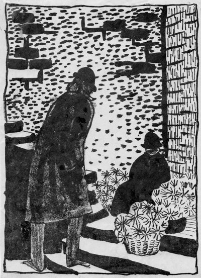 Blomsterhandler, 1952. af Shirley Markham