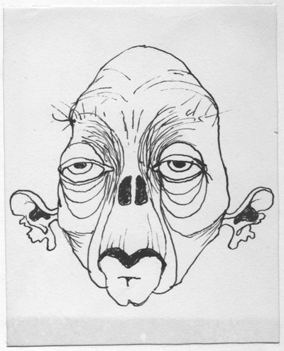 Grotesk ansigt, 1952. af Shirley Markham