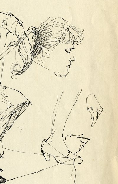 Hoved-, hænder- og foddetalje, 1953. af Shirley Markham