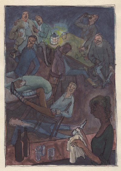 Inside Jamaica Inn, 1952. af Shirley Markham