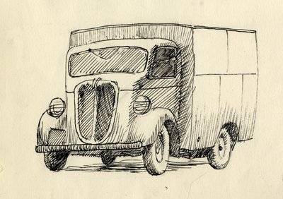 Lorry, 1951. af Shirley Markham