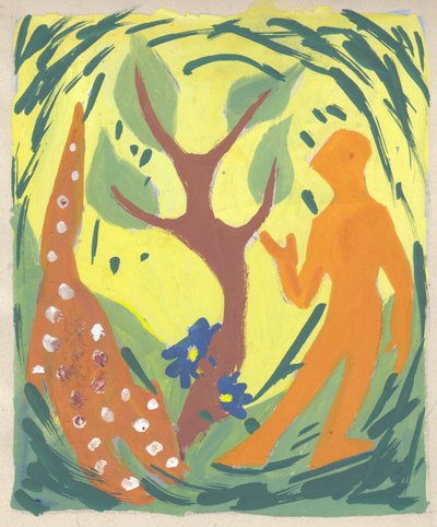 Forårsstudie, c1950. af Shirley Markham