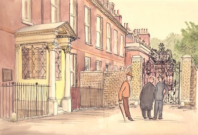Statslejligheder, Kensington Palace, London, c1950. af Shirley Markham
