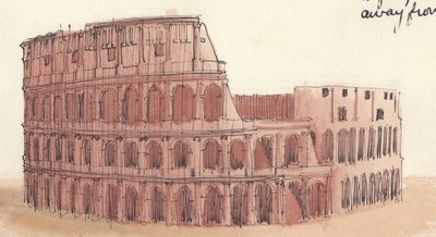 Colosseum, Rom, Italien, 1951. af Shirley Markham