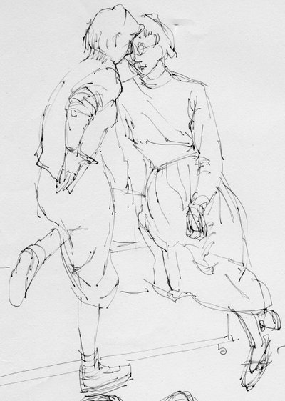 To kvinder, 1953. af Shirley Markham