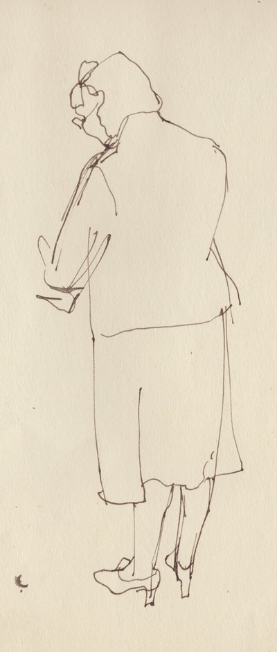Kvinde bagfra, c1950. af Shirley Markham