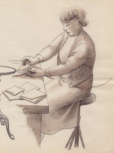Kvindestrygning, 1951. af Shirley Markham