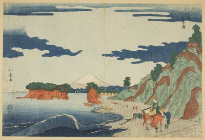Shichiri Bear Channel ved Enoshima (Enoshima Shichirigahama) af Shotei Hokuju