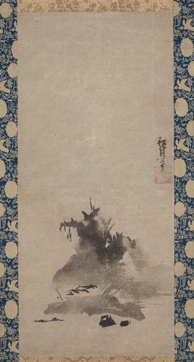 Haboku (Flung-blæk) Landskab af Shugetsu Tokan