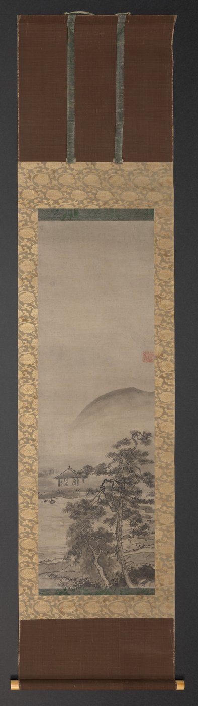 Landskaber med figurer (en af et par) af Shugetsu Tokan