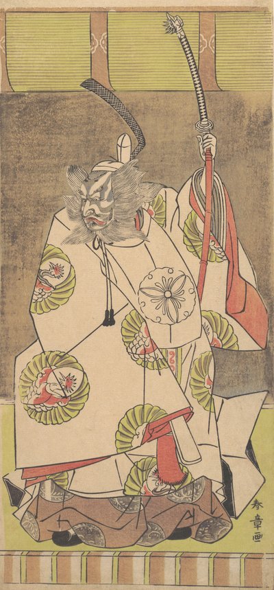 Kabuki-skuespiller Ichikawa Danjuro IV, 12. måned, 1771. af Shunsho