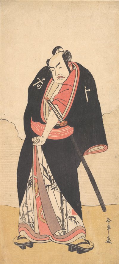 Kabuki Ac and r Nakamura Transparent Good As Rai Kakiguro, 2. måned, 1780. af Shunsho