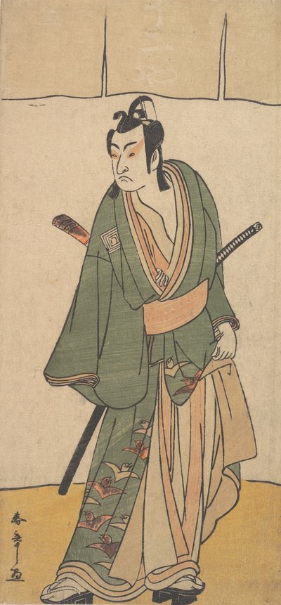Den anden Ichikawa Monnosuke i rollen som Soga no Juro Sukenari, 2. måned, 1785. af Shunsho