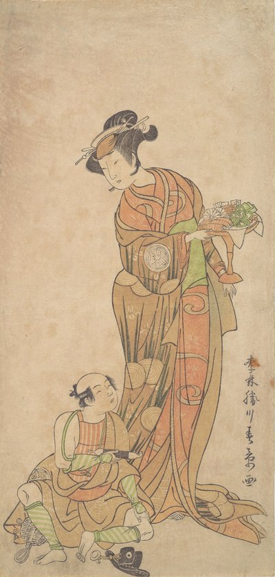 Den anden Yamashita Kinsaku i rollen som Shigenoi, sommer, 1772. af Shunsho