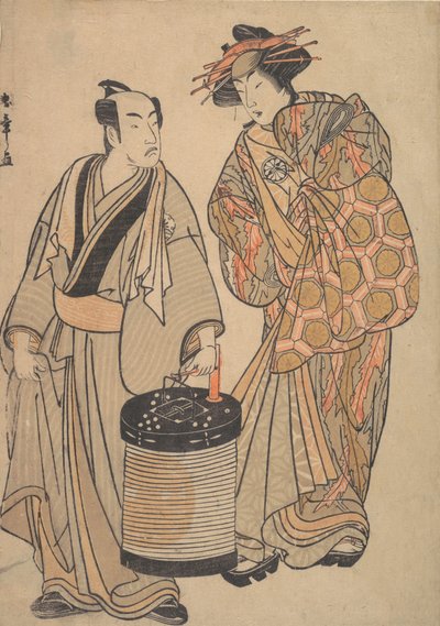 tee rd Segawa Chrysanthemum Woman As Plan Oiran, hva? 1776. af Shunsho
