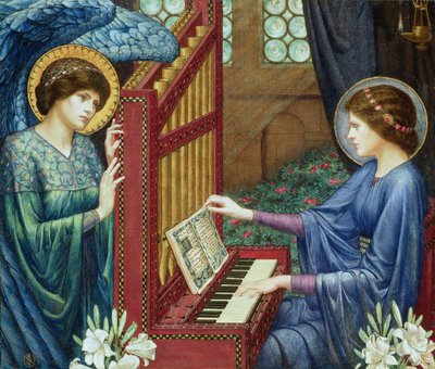Saint Cecilia (olie på lærred) af Sidney Meteyard