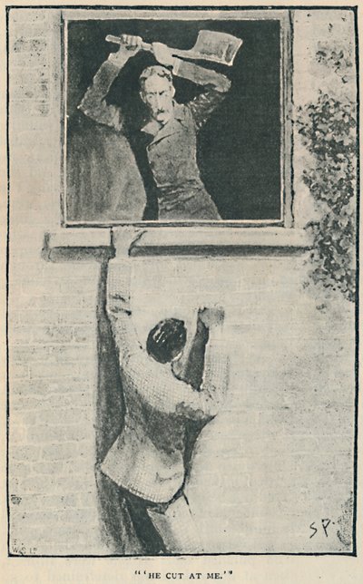 Han huggede mig, 1892 af Sidney Paget