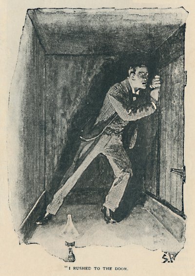 Jeg skyndte mig til døren, 1892 af Sidney Paget