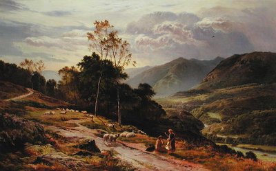 Lille Langdale, Westmoreland af Sidney Richard Percy
