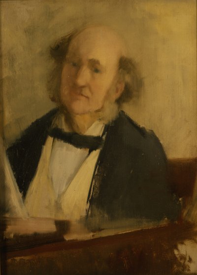 Portræt af Charles Kensington Salaman af Sidney Starr