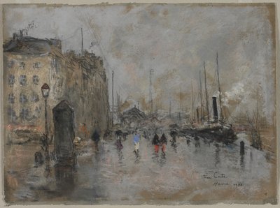 Grand Quai i Le Havre, 1901. af Siebe Johannes ten Cate