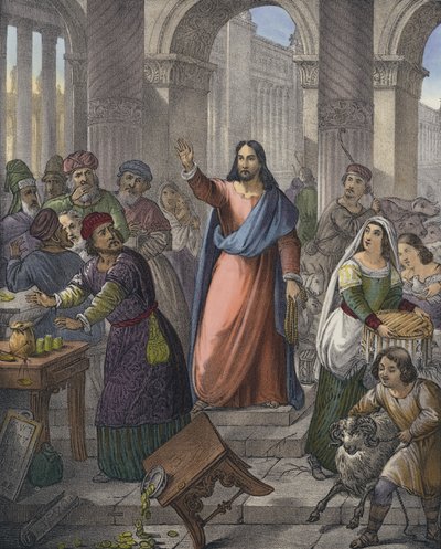 Kristus renser templet af Siegfried Detler Bendixen