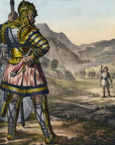David og Goliat af Siegfried Detler Bendixen