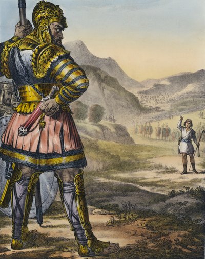 David og Goliat af Siegfried Detler Bendixen