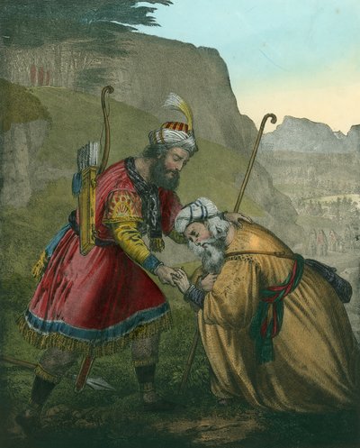 Jakobs Forsoning med sin Broder Esau af Siegfried Detler Bendixen