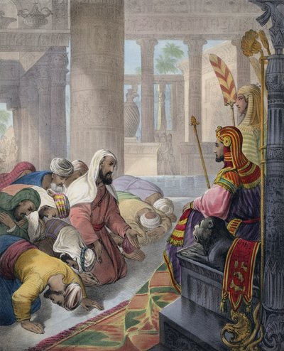 Joseph modtager sine brødres hyldest af Siegfried Detler Bendixen