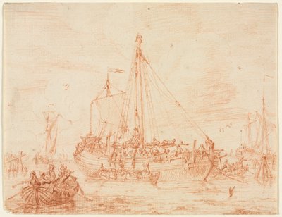 Forberedelse af Sildebarken, første tredje 1700-t. af Sieuwert van der Meulen