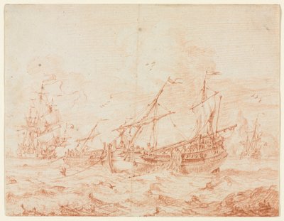 Sildebarken, første tredje 1700-t. af Sieuwert van der Meulen