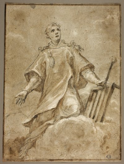 Saint Lawrence i herlighed af Sigismondo Caula
