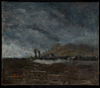 Lokomotiv (olie på lærred) af Silvestro Barberini