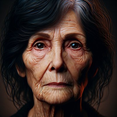Doris - "AI-støbte leveår: portrætter af tidløshed" af Silvia Martini